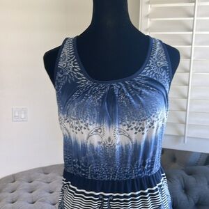 NWT ABS Maxi Dress with Racerback and slits on side Soze Small
